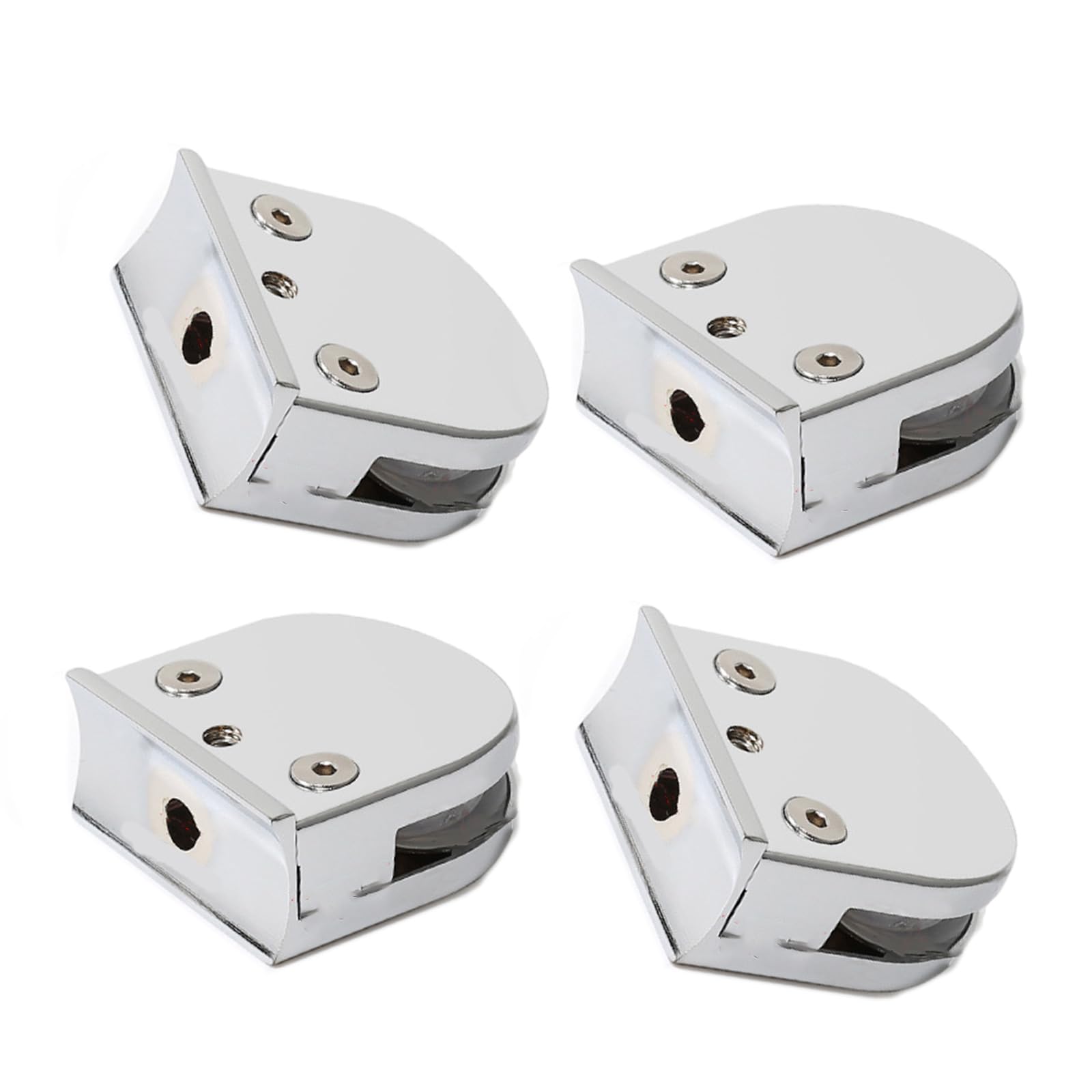 Fexxkg E Strength Glass Fixtur For Flight And Shower Materials Without Tool Installation Required Sturdy Shower Door Glass Clamp