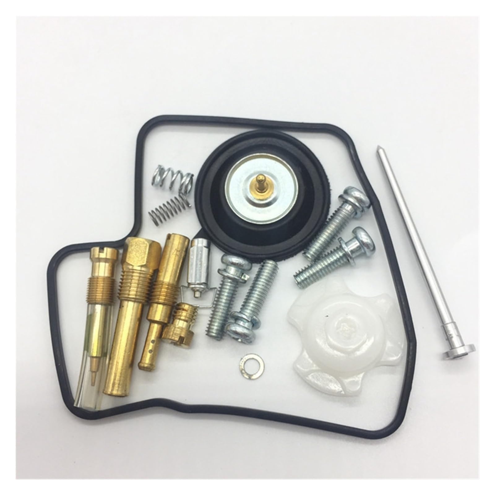Kit Reparación Carburador para Steed 600 para Shadow VLX600 VLX VT600 C Kit De Reparación Carburador Junta Válvula Diafragma Juego Piezas Reconstrucción