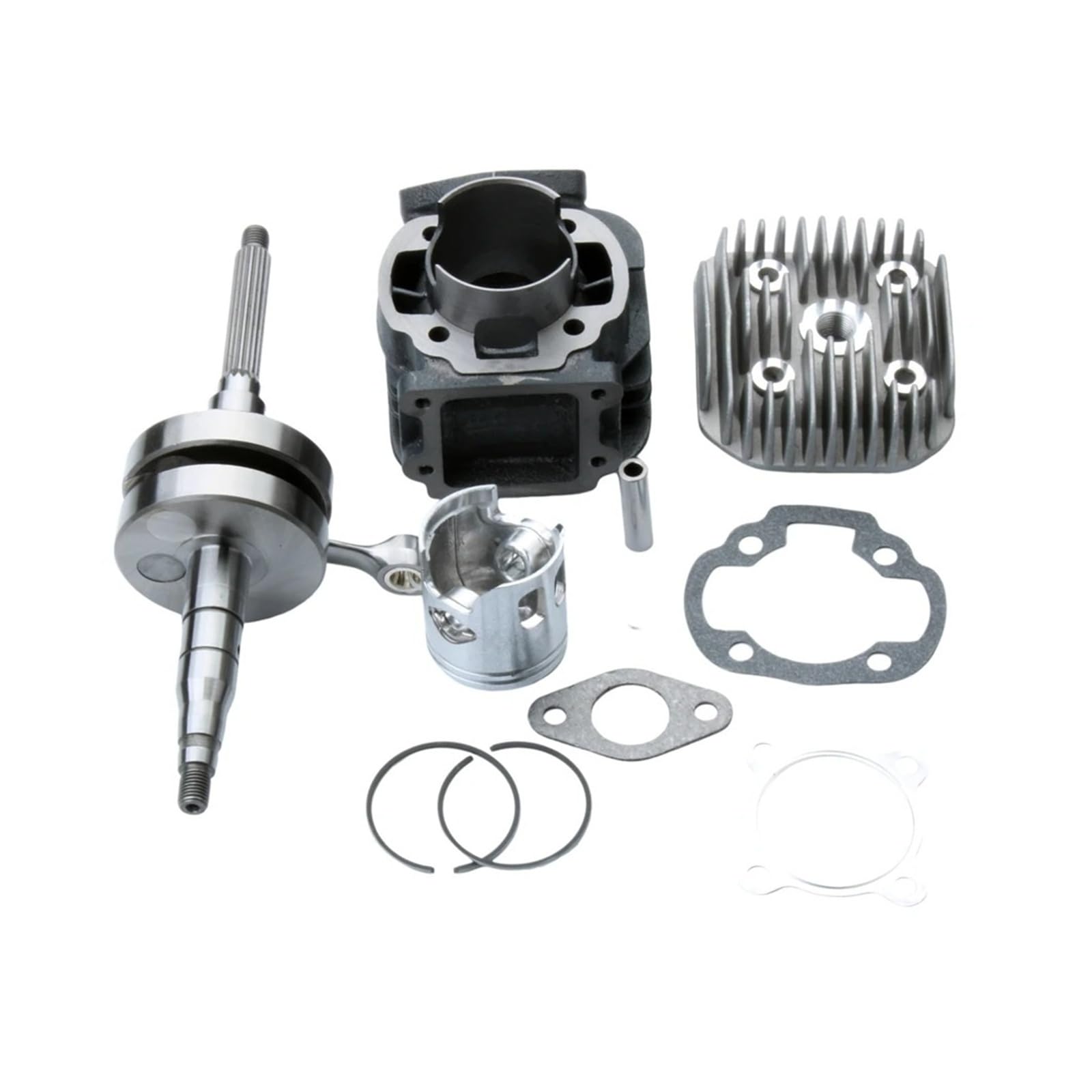 Pistone Motosega Per Rocket Per Spirit Per Pista Per Stunt 50cc 47mm / 10mm 2T Scooter 70cc Big Bore Kit Cilindro E Albero Motore Da Corsa Cilindro
