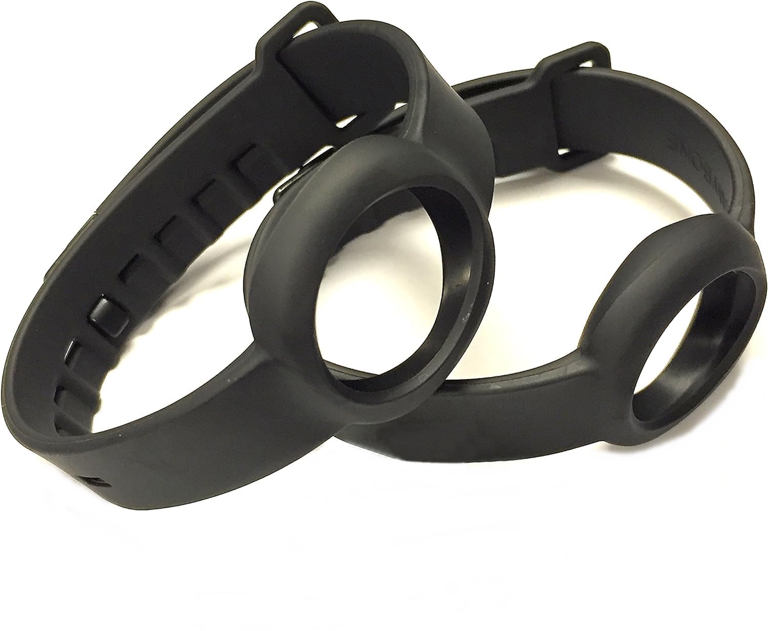 NICKSTON 2pcs Onyx/Black Colors Replacement Straps Compatible with Jawbone UP Move Only/No tracker/Wireless Activity Bracelet Sport Wristband Bracelet