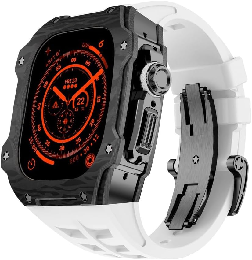 Bracelet en fibre de carbone pour Apple Watch Ultra 2 : l'élégance du style RM au poignet