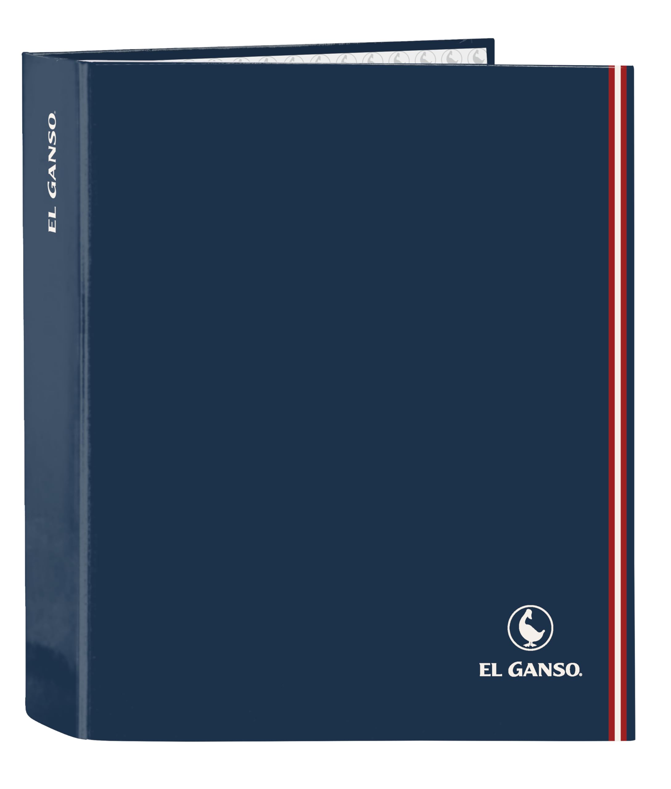 Safta -M657 EL Goose Classic Folio Folder 4 Rings, Ideal for Children of Different Ages, Comfortable and Versatile, Quality and Resistance, 27 x 6 x 33 cm, Navy Blue, Standard (512409657), Navy,