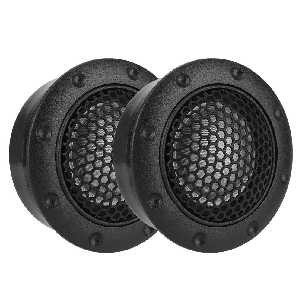 Kuuleyn Car Speaker, Dome Tweeter, 2pcs 25mm/1in Universal Dome Car Speaker Stereo Small Tweeter Audio Sound Loudspeake