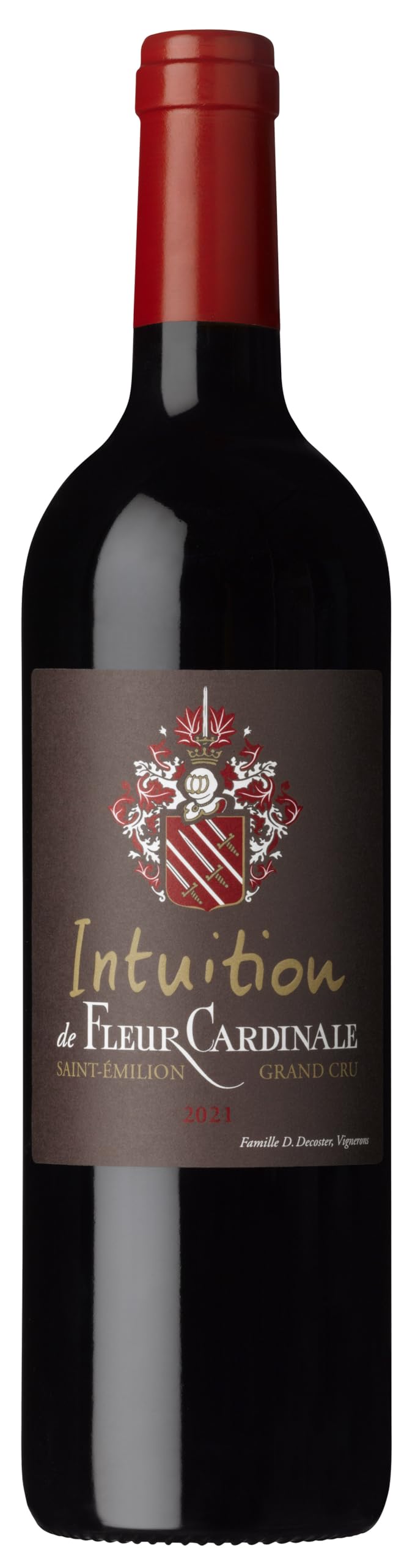 Intuition de Fleur Cardinale - AOP Saint-Émilion Grand Cru - Vin Rouge - Millésime 2021-1 bouteille x 75cl