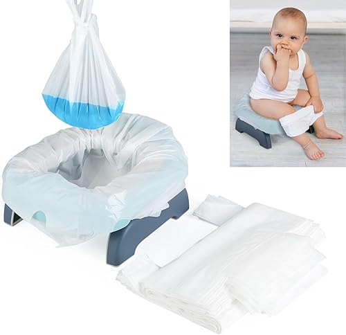 36 paquetes de forros para orinal portátiles desechables para inodoro portátil con almohadillas absorbentes, bolsas de repuesto para orinal de viaje