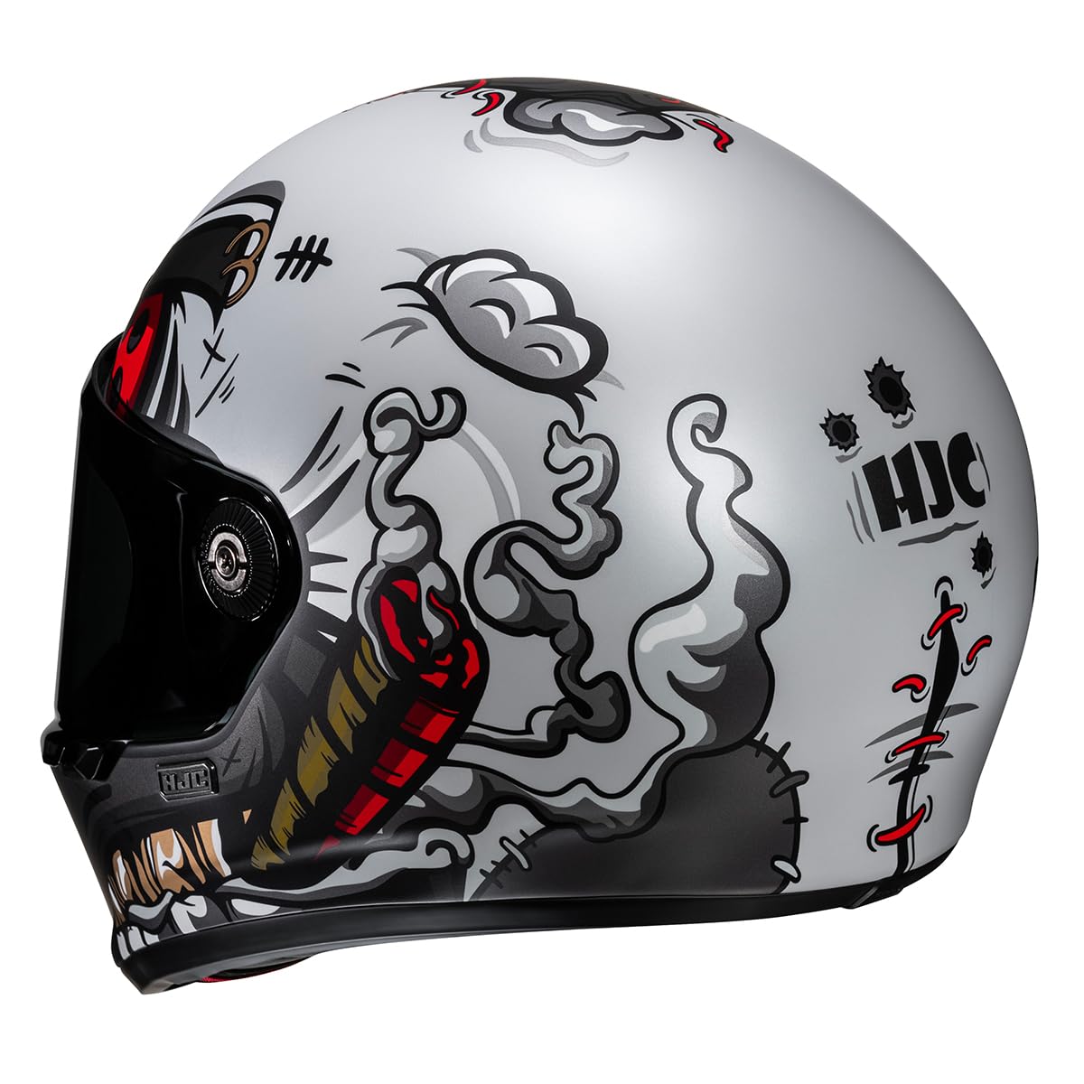 HJC Helmets V10 Vatt Unisex kask motocyklowy na całej długości - dla dorosłych (1 sztuk)
