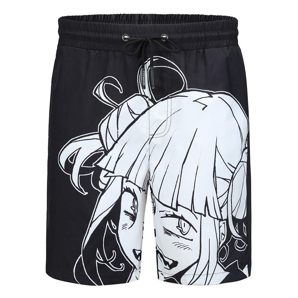Men's Novelty Anime Beach Shorts 3D Printed Board Shorts Quick Dry with Pocket-image-47