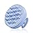 HEETA Hair Scalp Massager for Hair Growth, Shampoo Brush, Scalp Scrubber Exfoliator with Soft Silicone Bristles for Dandruff Removal to Relieve Stress, Wet Dry Use Updated Material, Blue