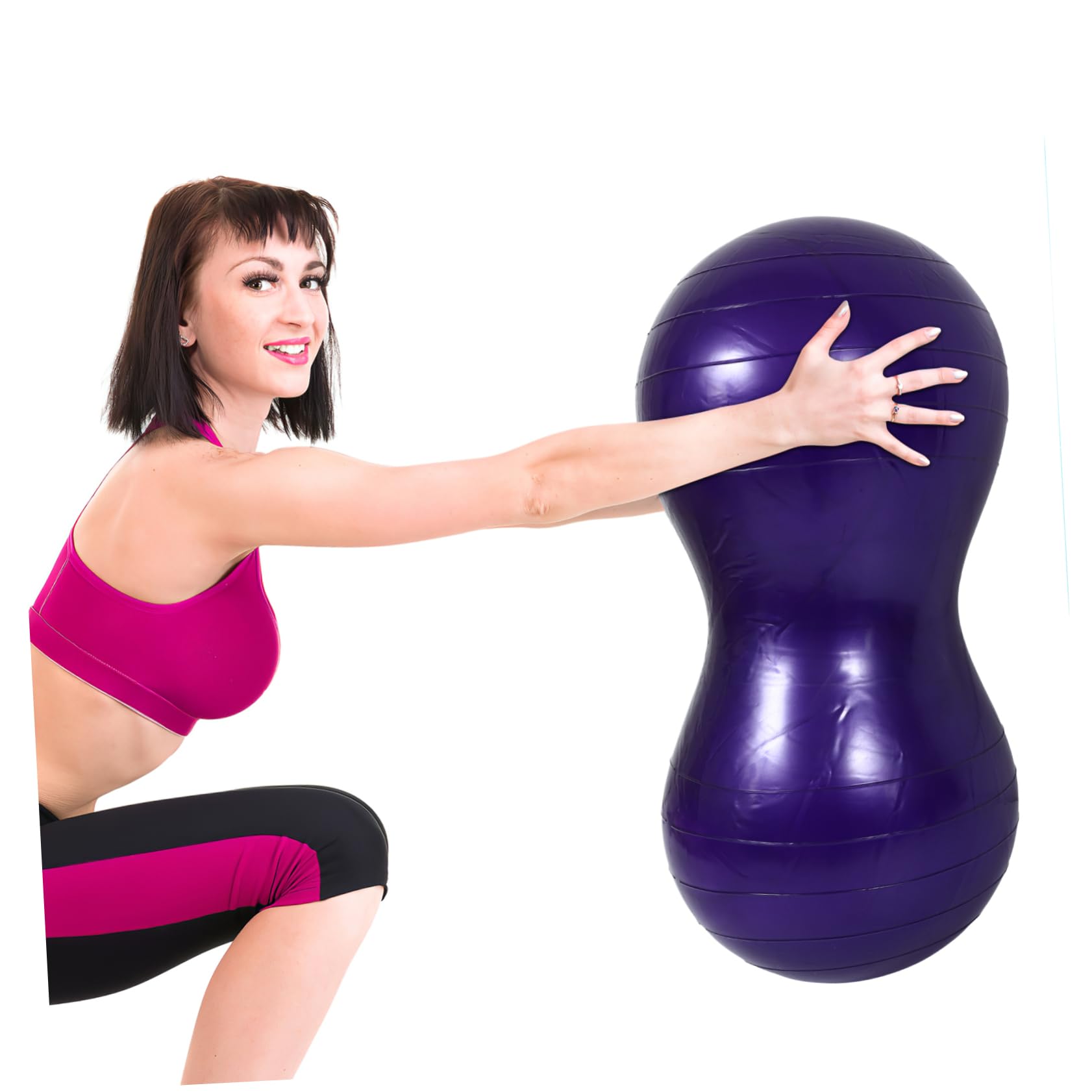 Pelota De Yoga De PVC Pelota De Fitness Gruesa Inflable Resistente y Ecológica