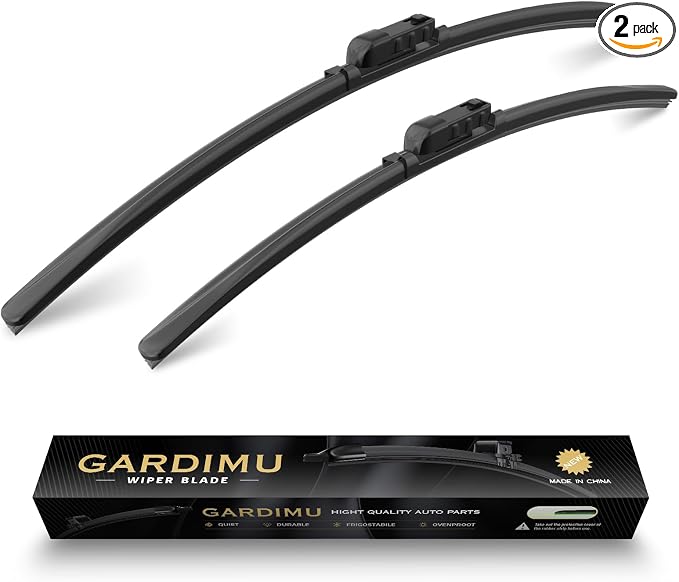 Front Windshield Wipers, 2-Piece Set for Jaguar XF 2017 2018 2019 2020 - Automotive Replacement Front Wiper Blades for Car Window