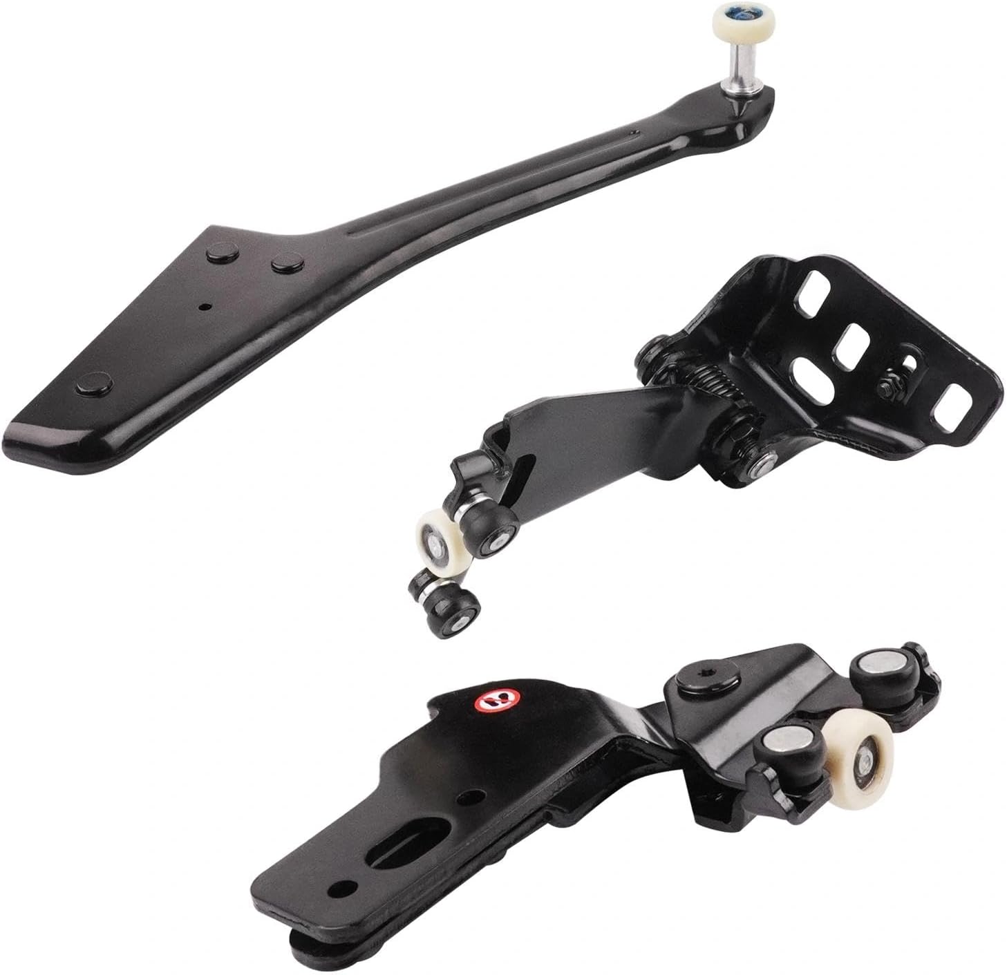 3Pcs Left Sliding Door Roller Bottom Middle Upper Compatible with Ford Transit Connect 2014-2023 Replaces# DT1Z-1525028-A DT1Z-1525000-A DT1Z-9926801-A