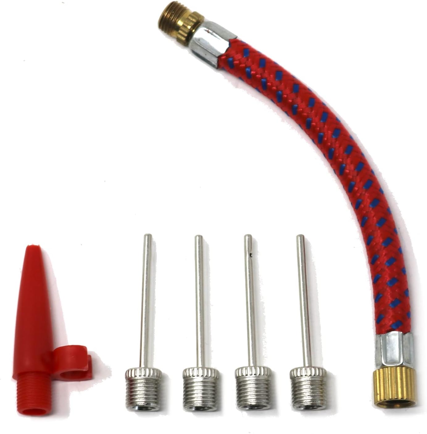 fiXte 6 Piece Pump Adaptor Set Kit Needles Bicycle Mountain Bike Airbed