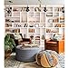 Maijoeyy 7x5ft White Bookshelf Backdrop Bookcase Backdrop for Office & Home Office Decoration