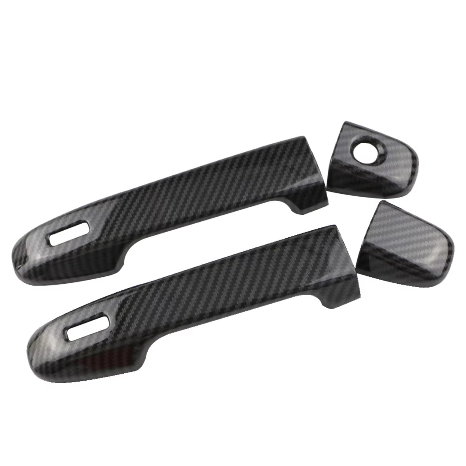 Qdzvalumv One Color Car Door Handles Cover Shell Compatible With Toyota For C-Hr 2016-2022 Car Outer Door Handle Cover Trim Cap Door Bowl Protection Sticker Set(Style B)