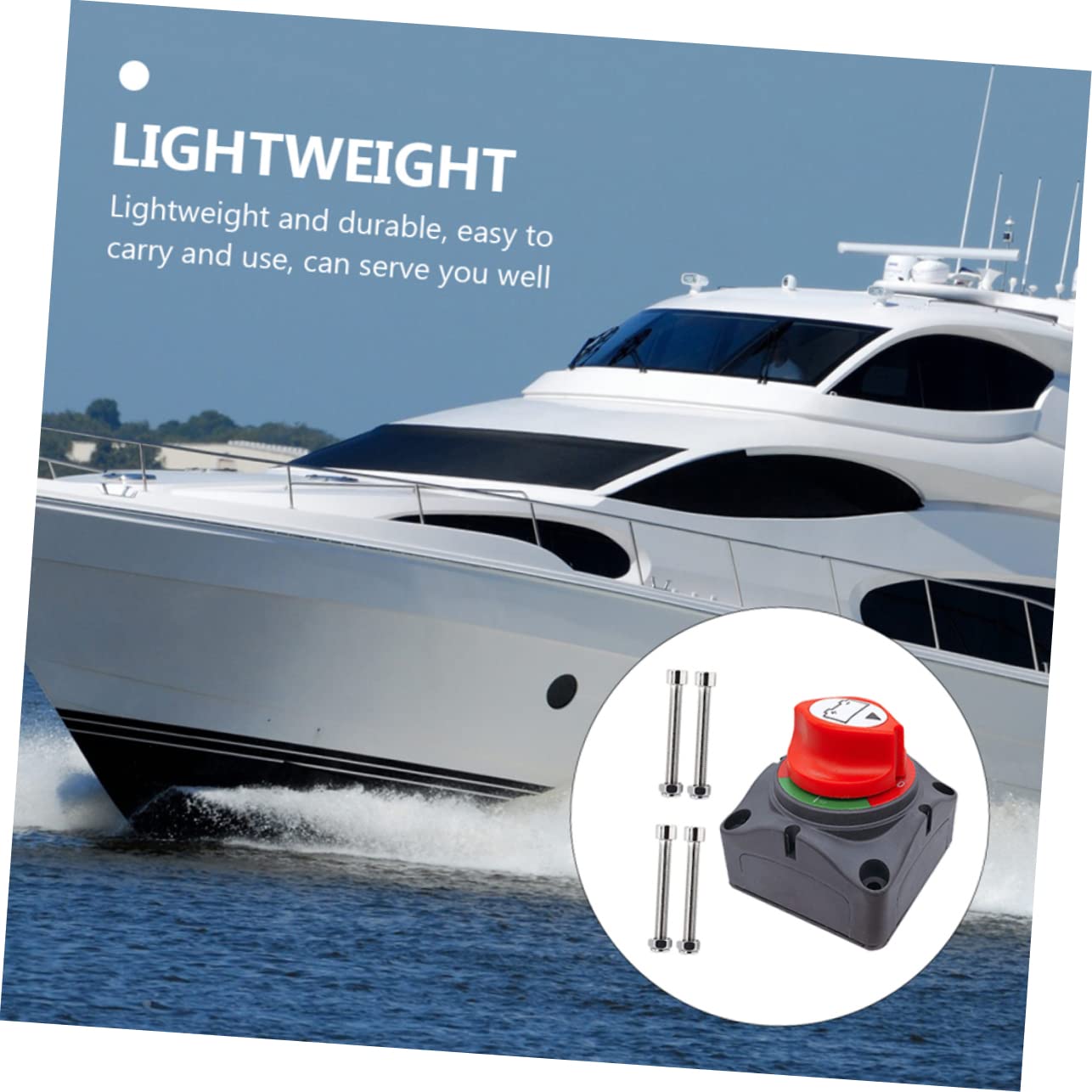 Interruttore Isolatore Di Scollegamento Della Batteria Interruttore Di Alimentazione Per Barche Yacht Camper Atv e Utv Funzione Di Interruzione Di Disconnetti Isolatore