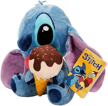 Dondurma Yiyen Stitch Peluş 25 cm