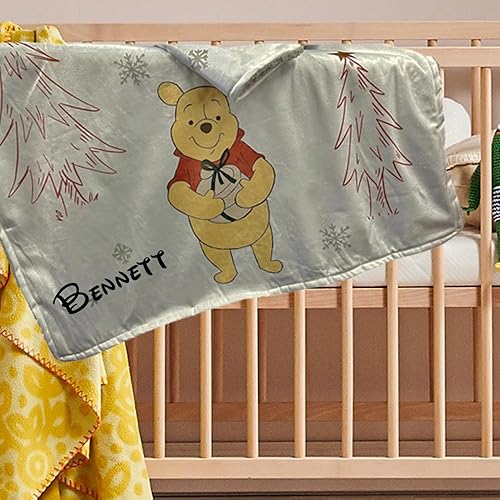 Miniatura 9 de Mantas de bebé  Mickey Mouse personalizada  Con licencia oficial  Calabazas de Halloween manta de vellón para bebé con nombre personalizado