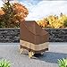 DUCKCOVERS Ultimate Waterproof 28 Inch Stackable Patio Chair Cover, Outdoor Chair Covers