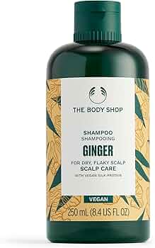 The Body Shop Ginger Scalp Care Shampoo – For Dry, Flaky Scalp – With Vegan Silk Protein – 250ml