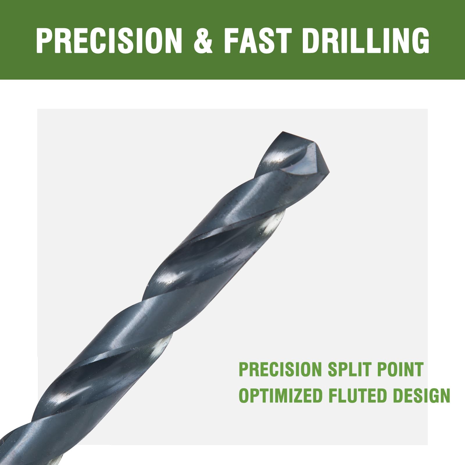 High Speed Steel Drill Bits - 1/2" x 18" -4