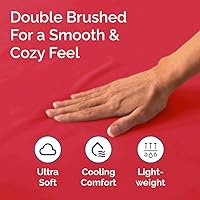 Vista 272 de King Fitted Bed Sheet - Bottom Single Fitted Sheet Only - Ultra-Soft Hotel Luxury Bedding w/ 8-16 Inch Deep Pockets - Breathable, Cooling & Wrinkle