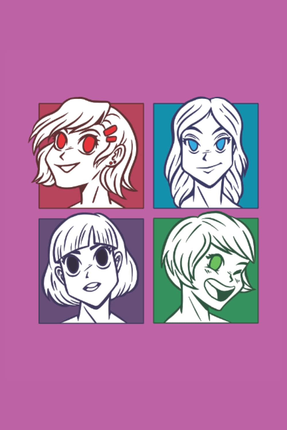 Anime Girl: Formato foderato A5 (6x9) | 120 pagine Merch Merch Otaku Manga Kawaii Anime giapponese Anime Merchandise Giappone Style animazione per ... scuola libro sketchbook (Italian Edition)