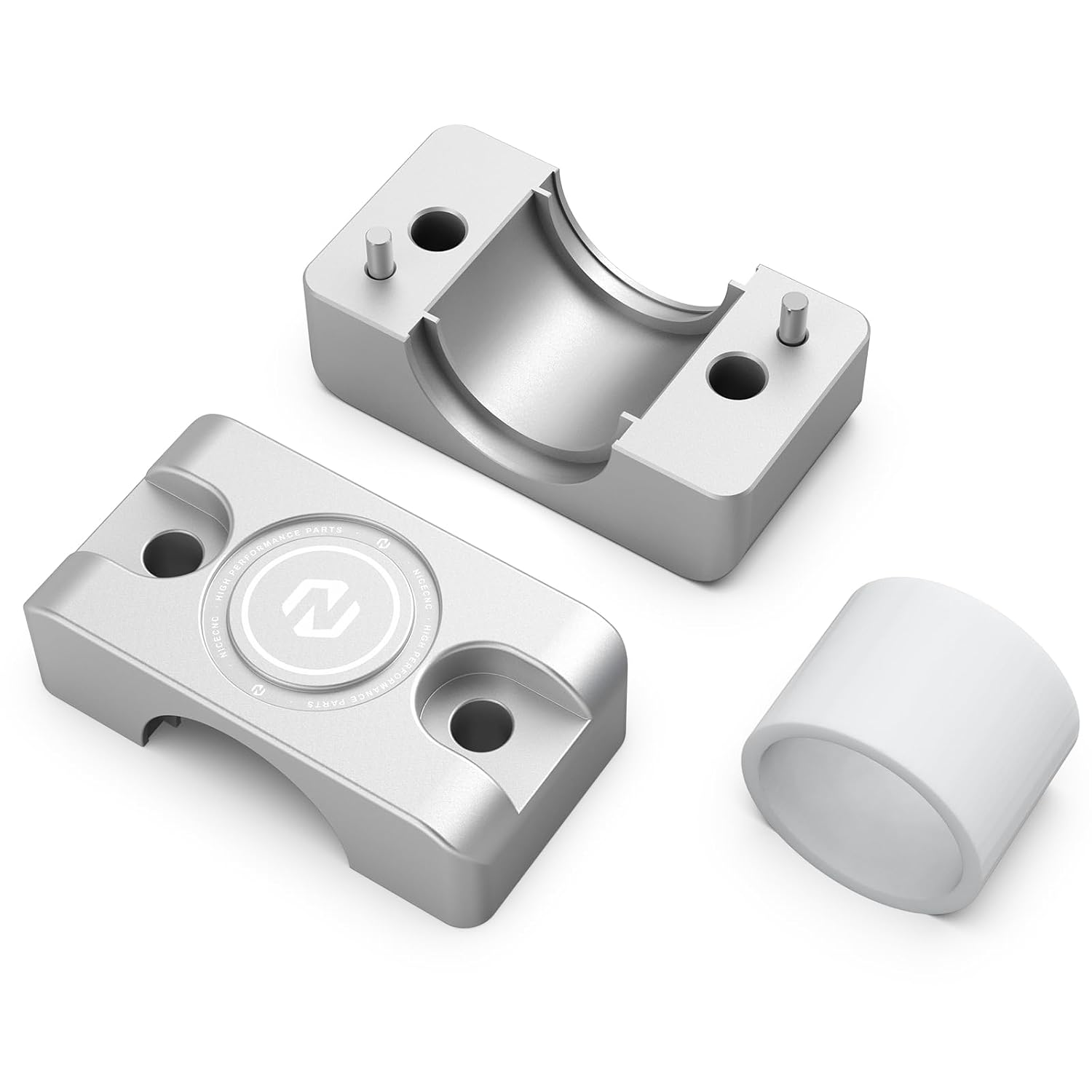NICECNC Steering Gear Column Bushing, Lightweight & Sturdy Billet Aluminum Steering Stem Plane Bearing Compatible with Yamaha Raptor 700 700R 2013-2026, See Fitment