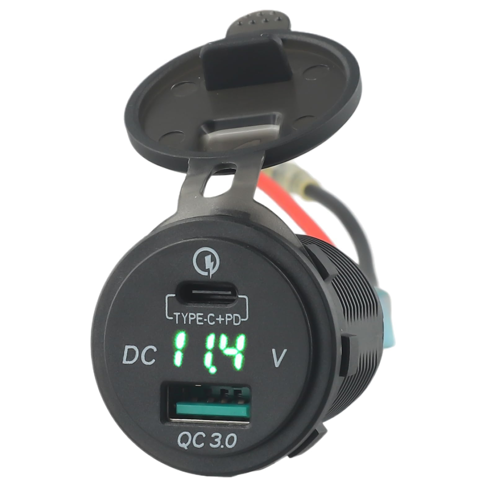 Caricatore Rapido USB Tipo-C per Kawasaki Versys 650 1000 X300 400 650 Accessorio Moto con Relè