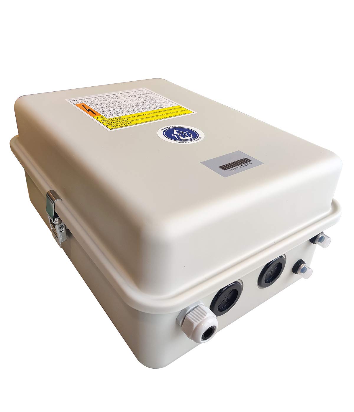 Tuhorse5HP 230V 1-Phase Deluxe Control Box with Magnetic Contactor for Deep Well Pump. Compatible Replacement for Franklin Part# 2821139310, Goulds CB50412MC