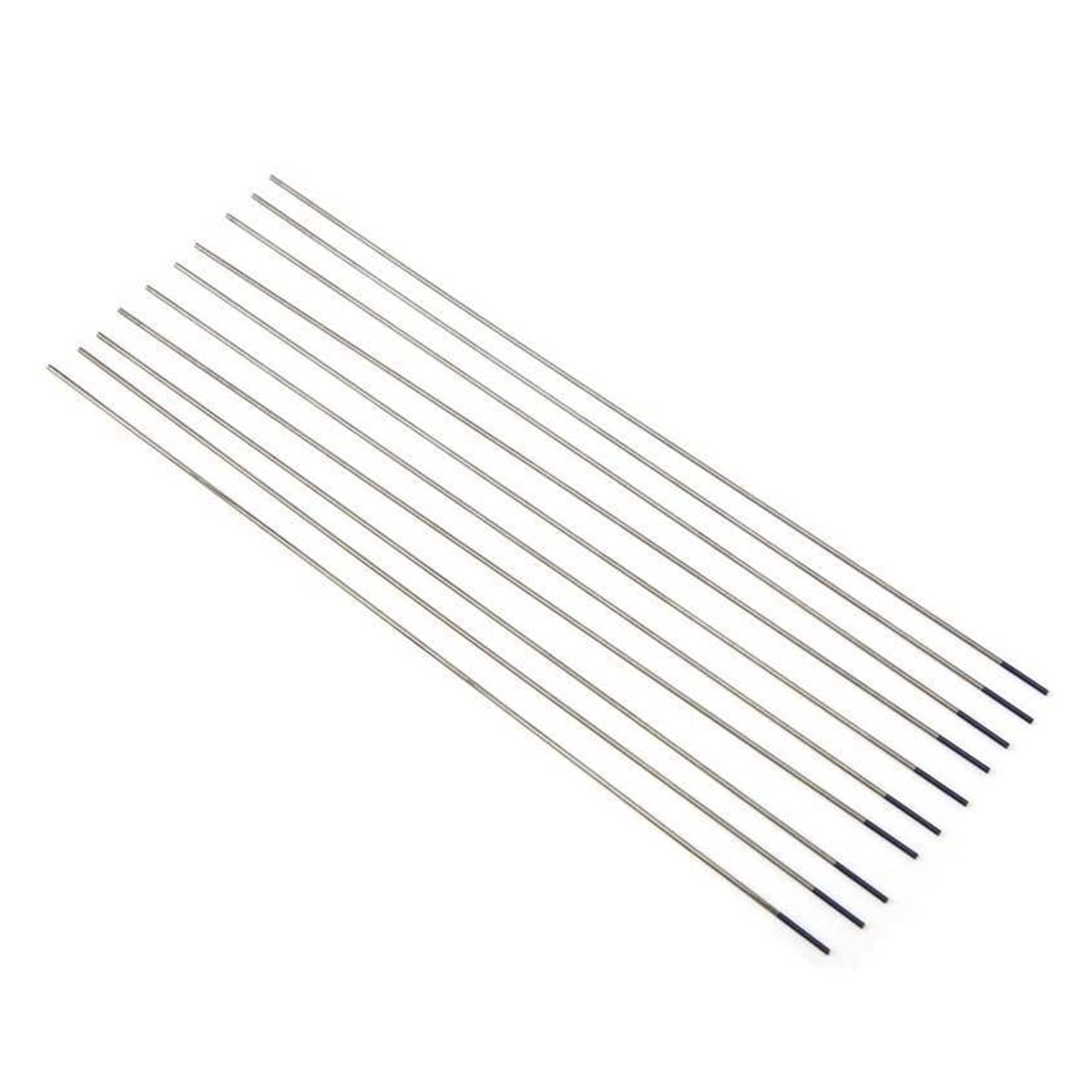 MKSIWSA SUOFEILAIMU 10Pcs Rod Yttrium Tungsten Electrode Arc Needle for Welding Thin Aluminum Blue 1mm WY20 Welding Tungsten Electrode