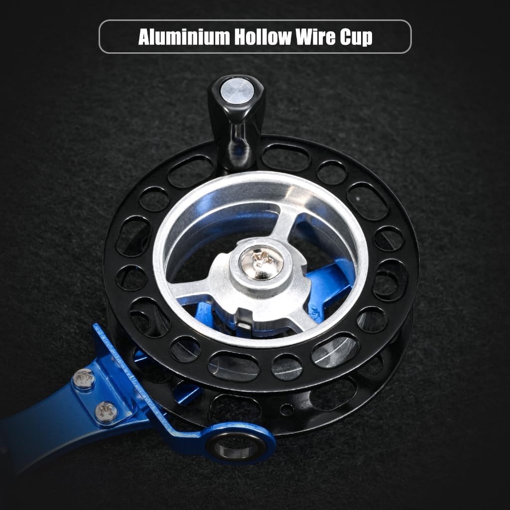 Ice Fishing Fishing Equipment Accessories Water Fishing Set Professional Large Spool Diameter Metal Spool