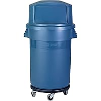 Vista 8 de Rubbermaid Productos comerciales BRUTE Dolly Black Se adapta a contenedores BRUTE de 20 galones, 32 galones, 44 galones y 55 galones