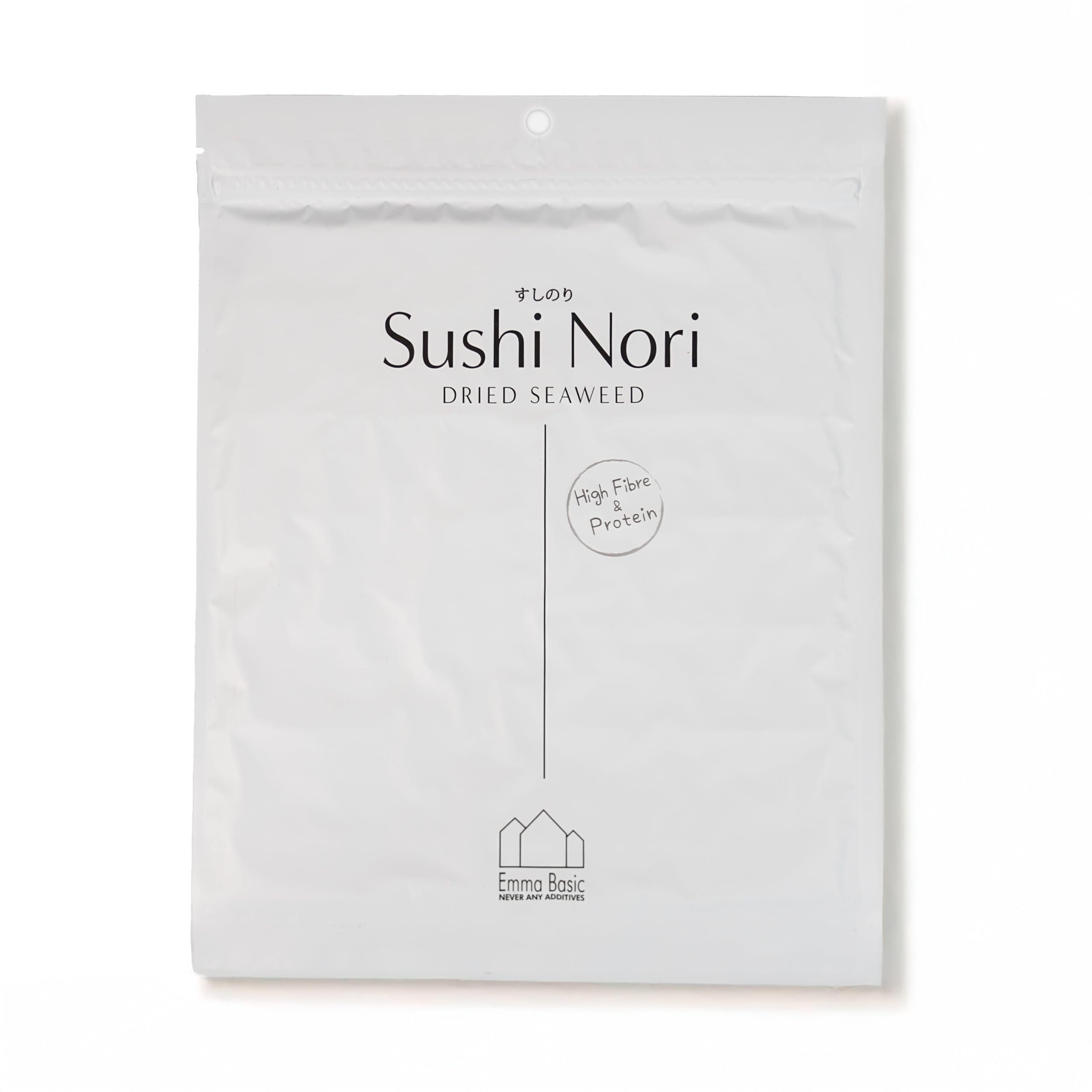Emma Basic - Seaweed Sushi Nori 5 Full Sheets | Young & Fresh| High Protein | High Fibre