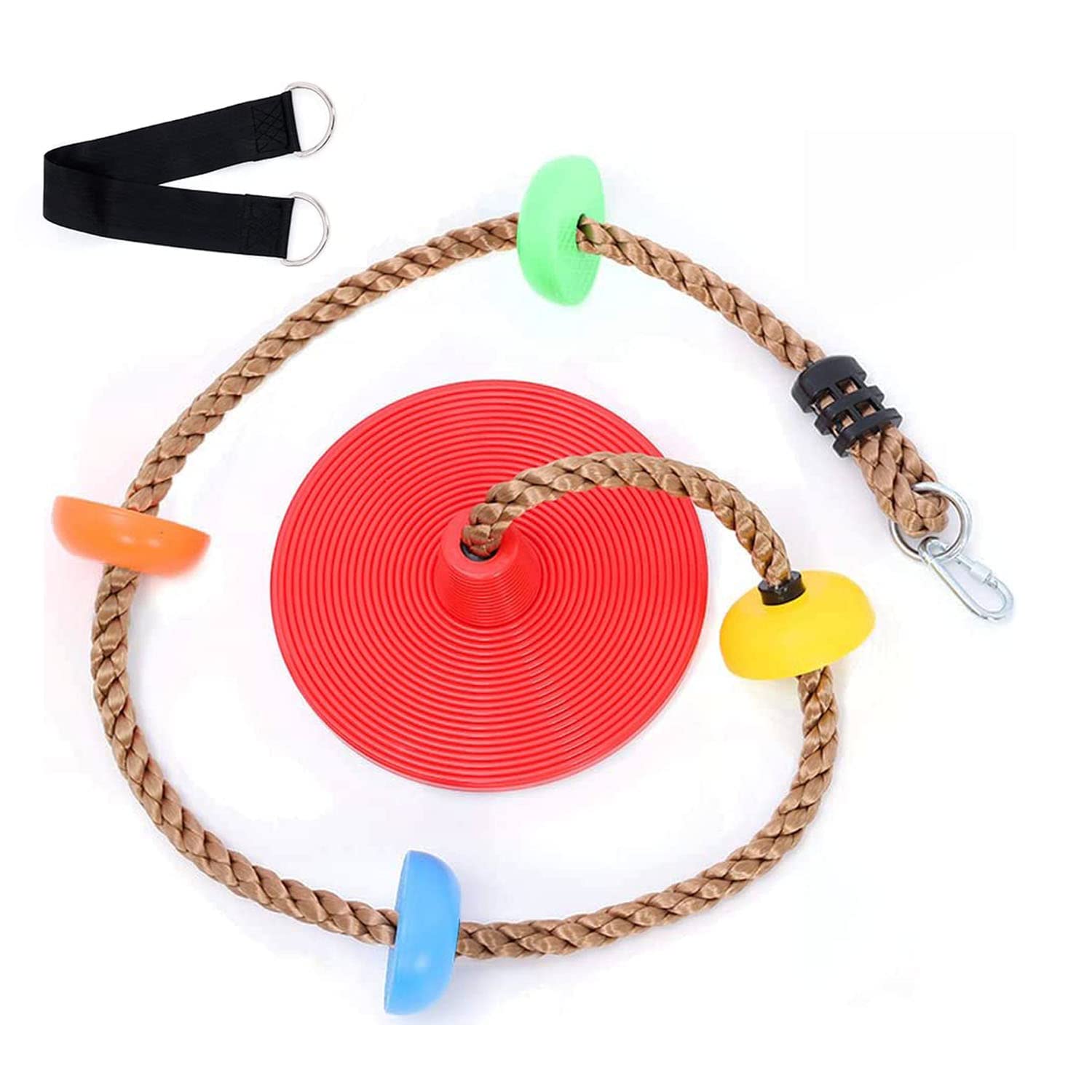 Buy YIHATA Tree Swing Climbing Rope 200cm Rope with 30cm Disc Swing