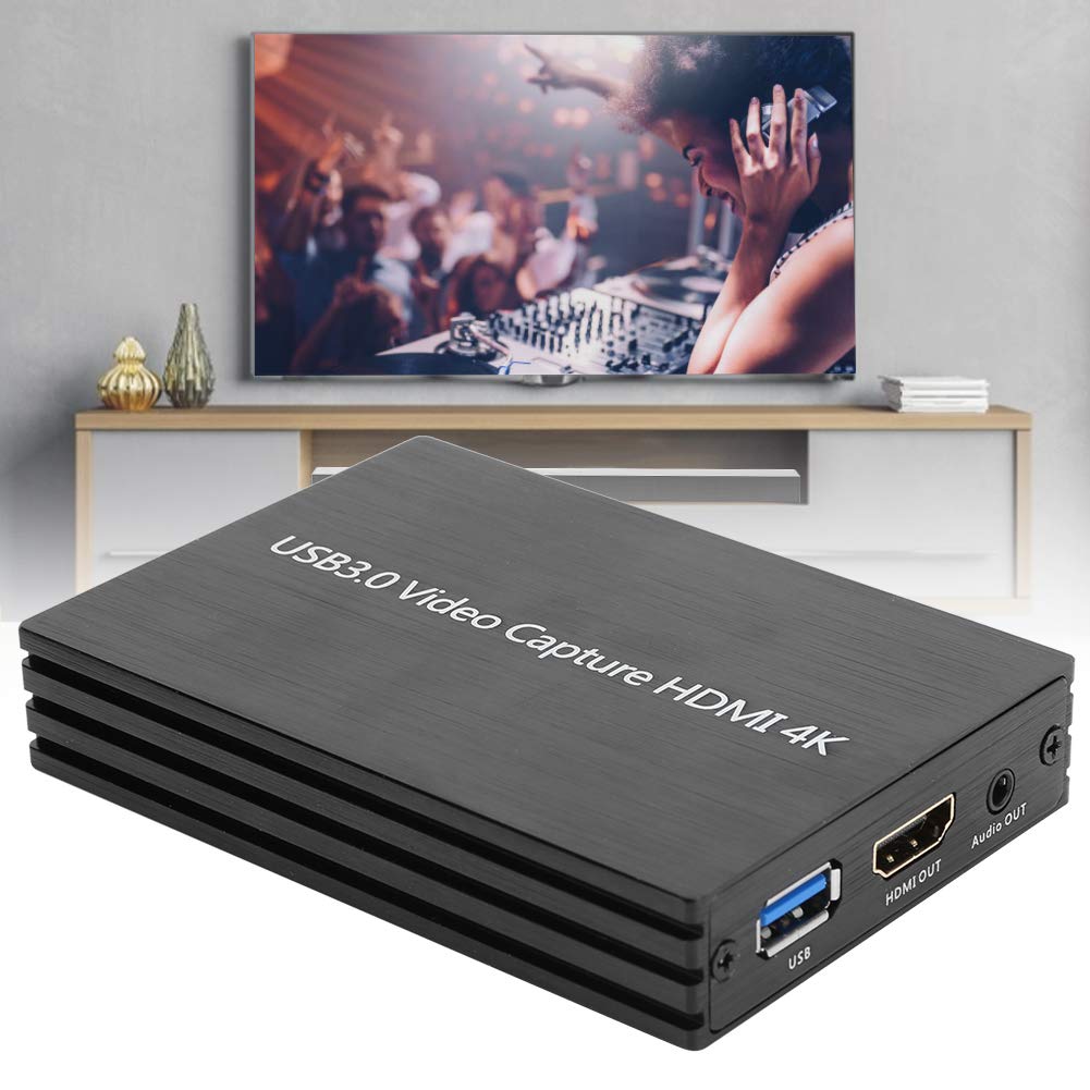 S300 Scheda di acquisizione 4K per streaming, Full HD 1080P 60FPS USB 3.0 Scheda di acquisizione audio video HDMI per sistemi operativi Linux Os X, acquisizione di giochi