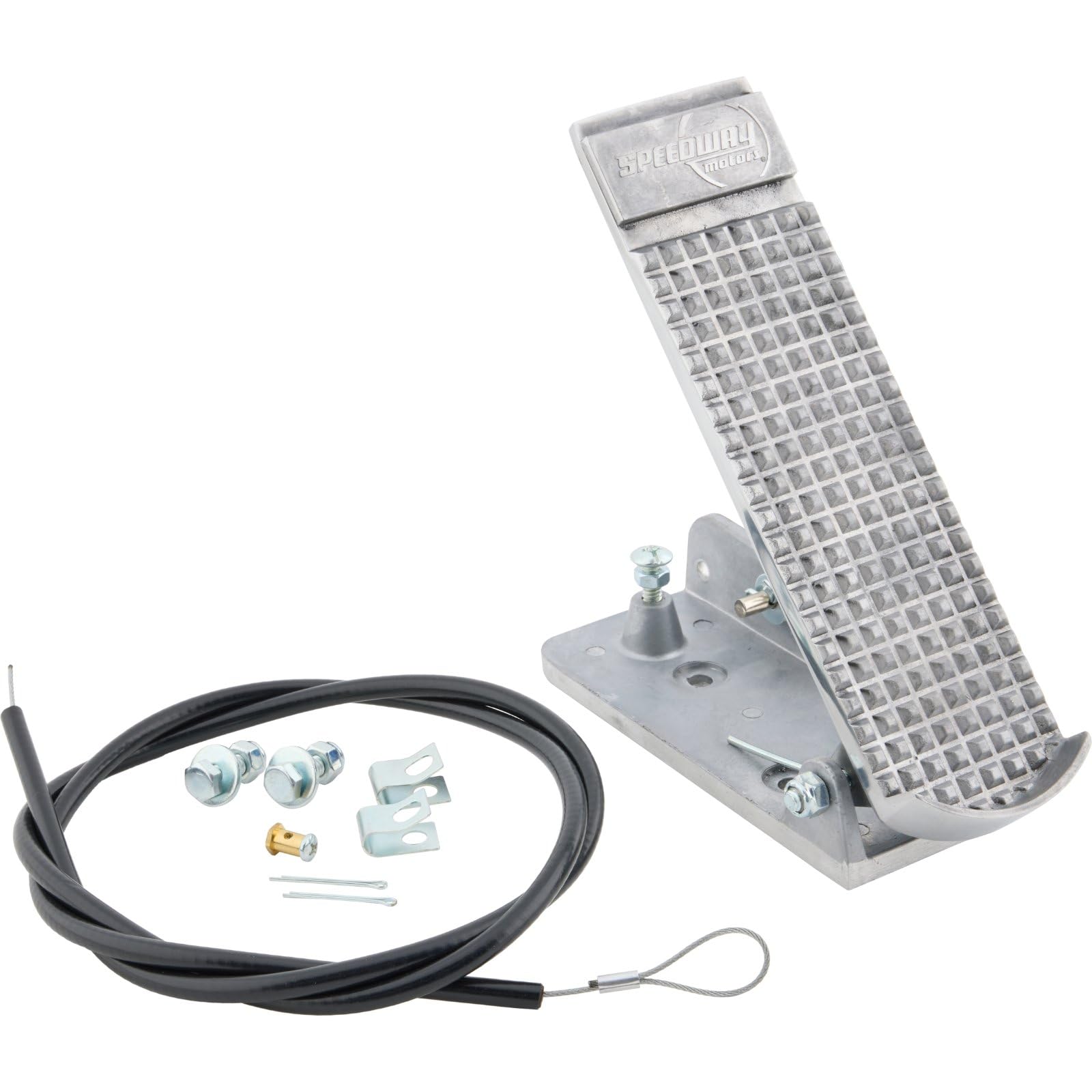 Accelerator Throttle Pedal Kit, Cast Aluminum, Includes Cable and Hardware