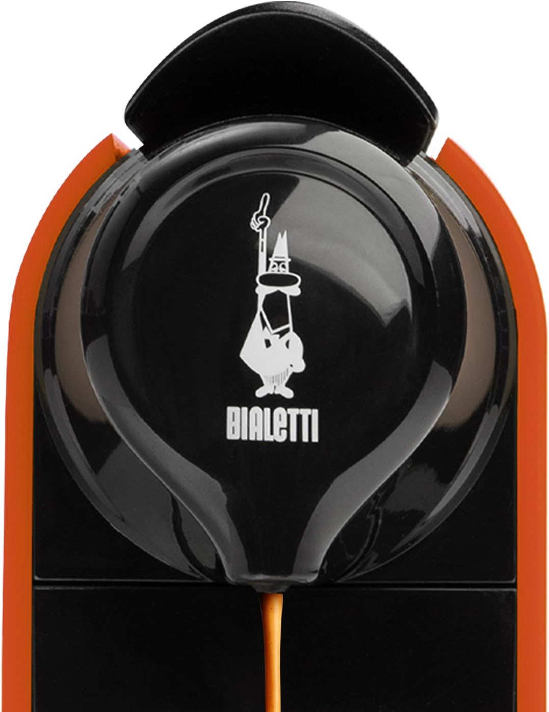 Bialetti Gioia, Macchina Caffè Espresso per Capsule in Alluminio, Supercompatta, Serbatoio 500 ml, Arancione Bialetti Gioia, Macchina Caffè Espresso per Capsule in Alluminio, Supercompatta, Serbatoio 500 ml, Arancione