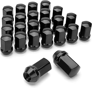 dynofit 24pcs 14x1.5 Stock Lug Nuts 1.75 inch(45mm) Height 7/8" Hex(22mm), M14-1.5 One-Piece Design Factory Wheel Lugnuts for Chevy Silverado & Tahoe GMC Sierra 1500 Buick Dodge Cadillac Chrysler