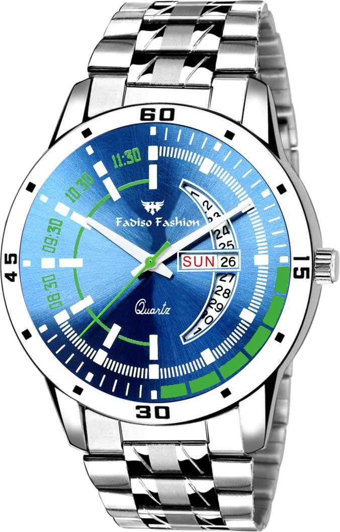 Fadiso Fashion FF8074-BL Blue DAIL Day & Date Functioning