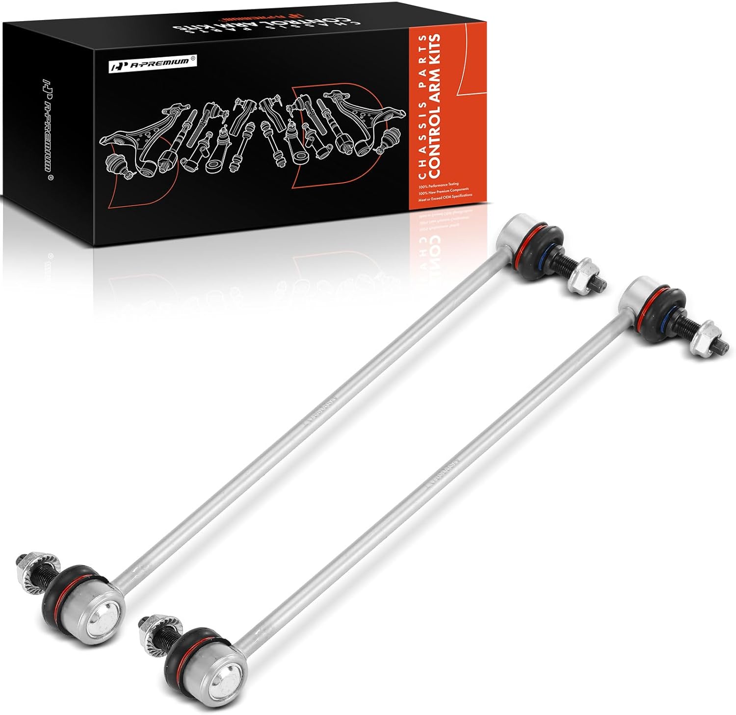 A-Premium 2 x Front Sway Bar Links Stabilizer Bar Links, Compatible with Hyundai Sonata 2015-2019 & Kia Optima 2016-2020, Cadenza 2017-2020