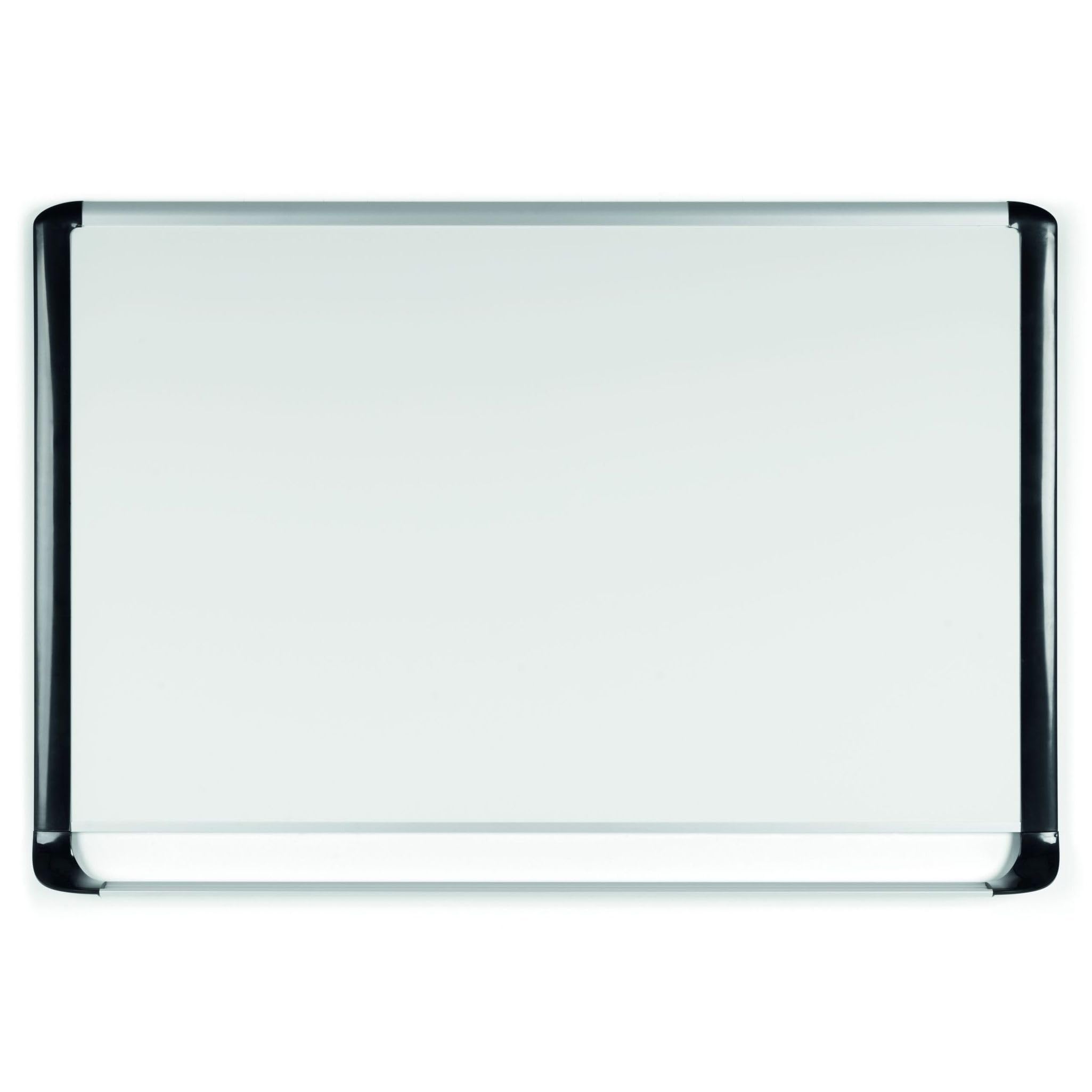 MasterVision Black / 48"W x 36"H / Porcelain Dry Erase Boards