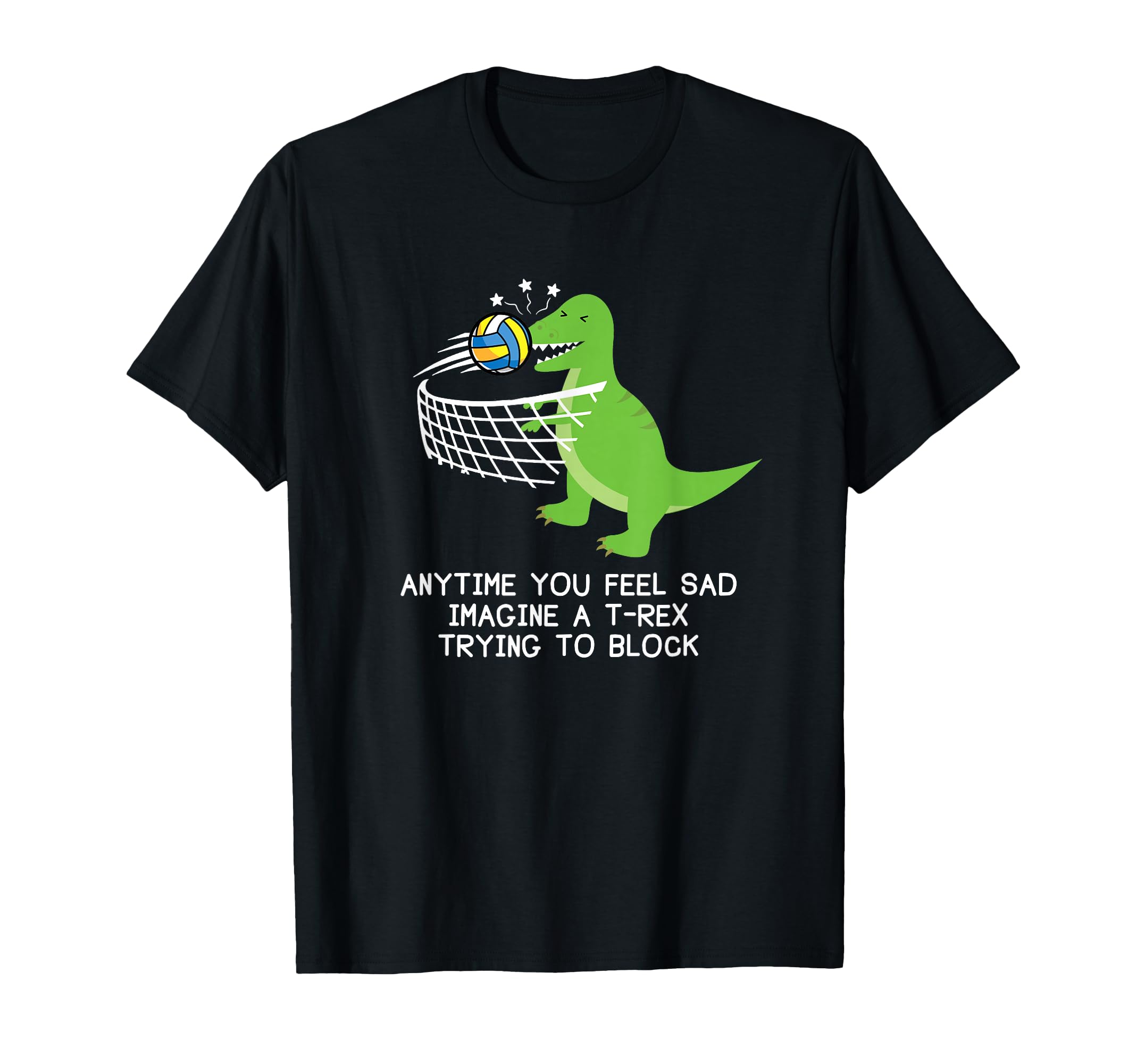 Volleyball Player T-Rex T-Shirt