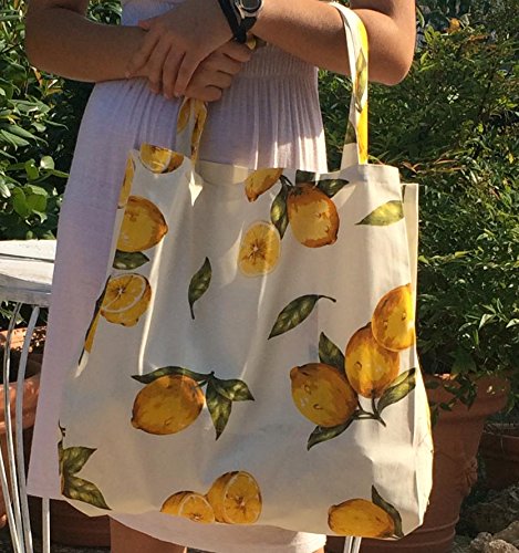 Shopping Bag cm 50x47 MADE in ITALY in 20 Fantasies cotton 100%