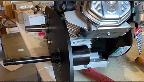 Miniatura 7 de Kit de convertidor de par Go Kart serie 40  Placa trasera de montaje con perno, controlador de 1 pulgada, polea accionada, correa, accesorios de