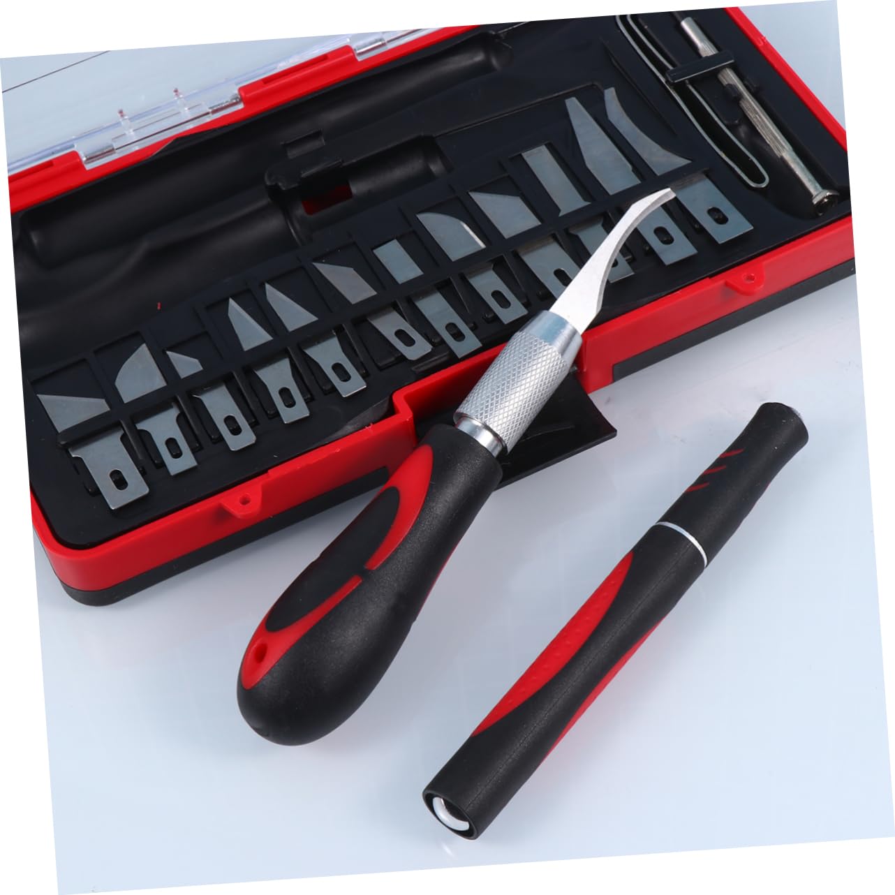 Housoutil Kit Di Utensili Per Incisione Robusto - Set Da 16 Pezzi Con Penna Scalpello Per Intaglio Del Legno Ideale Per Principianti E Avanzati