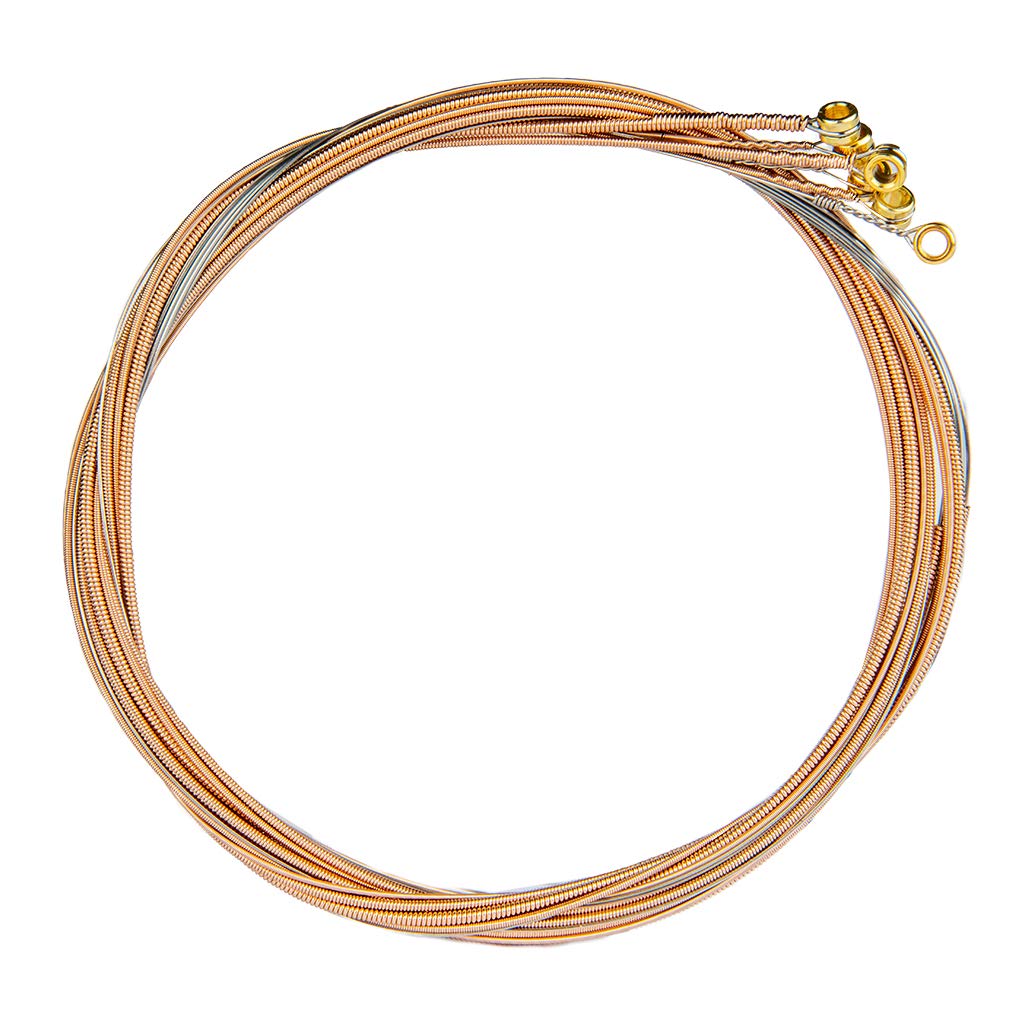 KINGDUO 24Pcs / 4Pack Cuerdas De Guitarra Acústica Profesional Recubrimiento De Bronce Fosforoso Acero Alambre .012-.053 Inch Sensación De Mano Dura Na-G3