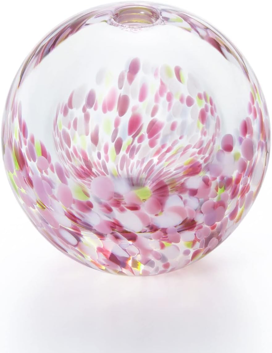 ADERIA F62766 Tsugaru Vidro Fluttering Cherry Blossom Vase Flower Vase Container, Made in Japan with Cosmetic Box, Stylish Glass, Vase Container, Dried Flower Gift, Women's, Mother's Day, Father's