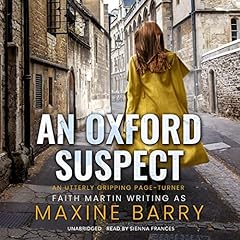 An Oxford Suspect Audiolibro Por Maxine Barry arte de portada