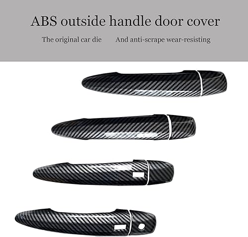 Miniatura 2 de KEEGTBOX Fundas de manija de puerta para Nissan Sentra Sedan 2020-2022 Kit para Nissan Altima Sedan 2019-2022 compatible con accesorios Nissan Rogue