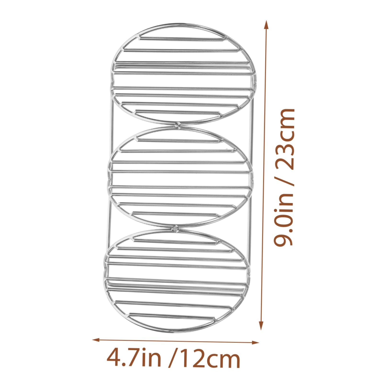 STOBAZA V-shaped Meat Roll Rack Taco Baking Rack Taco Accessories Mexico Taco Serving Tray Cherry Pitter Tool Tortilla Serving Stand Kitchen Tortilla Rack Taco Rack Stainless Steel Silver